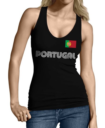 Spirit Forged Apparel Portugal Soccer Jersey Junior's Tank Top