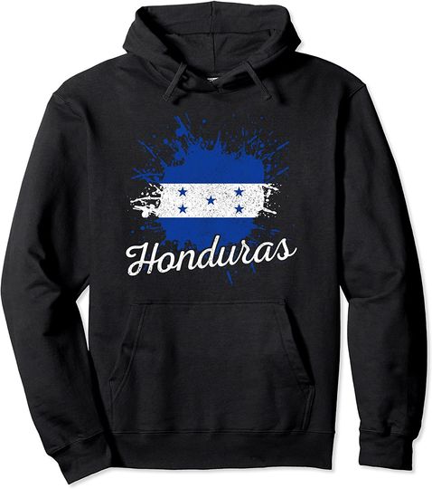 Honduras Flag Pride Catracho Vintage Hoodie