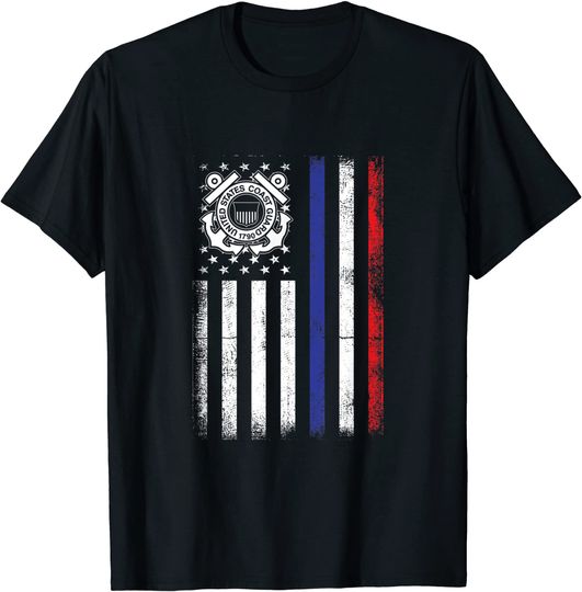 Patriot US Coastguard Coast Guard 4th July Independence Day T Shirt