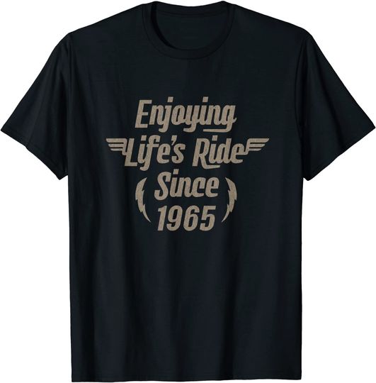 Gift for 56 Year Old: Motorcycle Rider 1965 56th Birthday T-Shirt