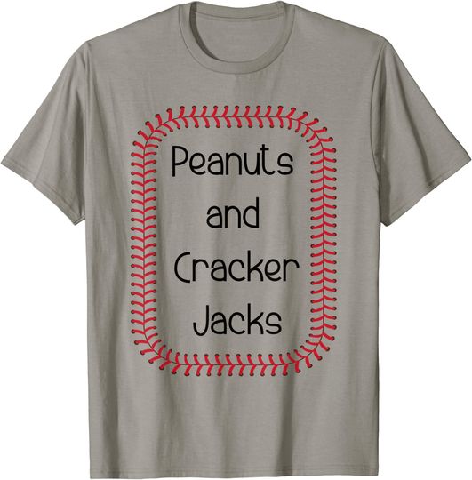 Peanuts and Cracker Jacks Baseball T Shirts