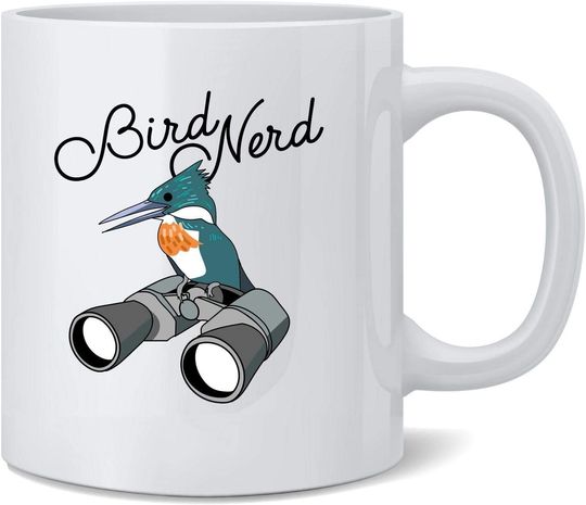 Bird Nerd Ceramic Novelty Coffee Mug