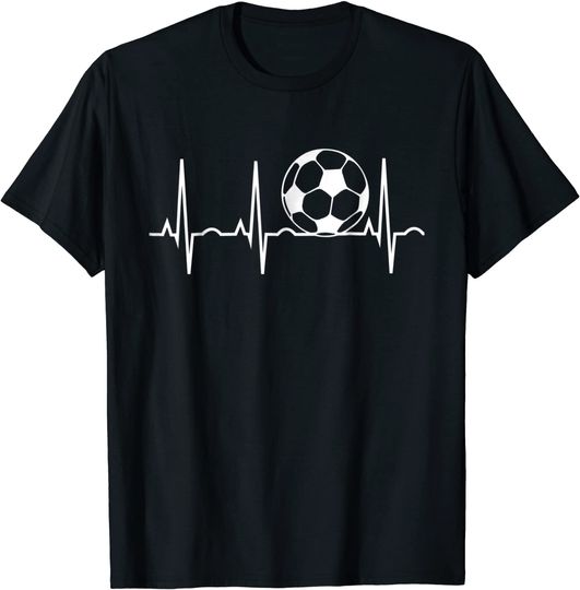 Soccer Heartbeat Soccer Ball T Shirt