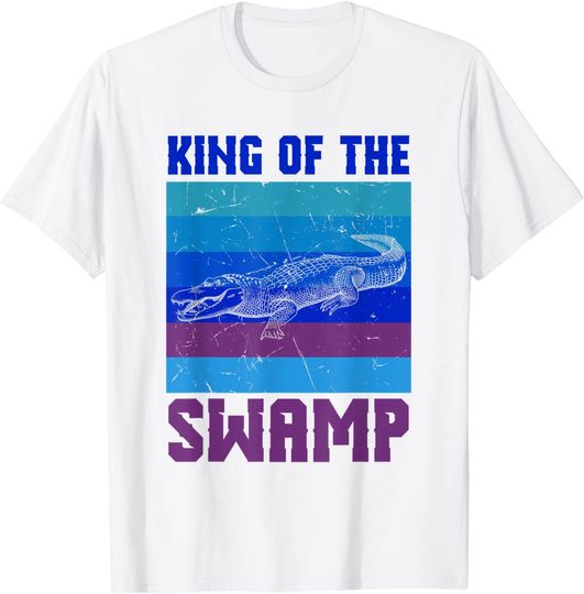 Cool King Of The Swamps Crocodile Swamp Lovers gift T-Shirt