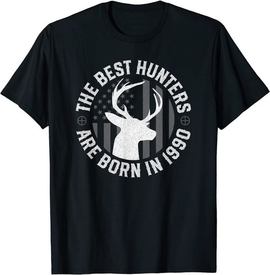 31 Year Old Deer Hunter: 1990 31st Birthday Hunting T Shirt