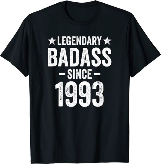 Badass 28 Year Old Men Women Born In 1993 Birthday T Shirt