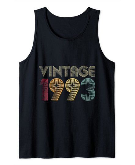 28th Birthday Gifts Year Old Vintage 1993 Tank Top