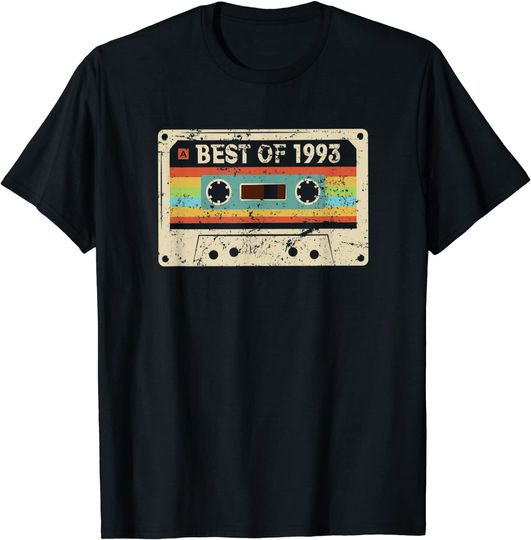 Best 1993 Vintage 28 Years Old 28th Birthday T Shirt