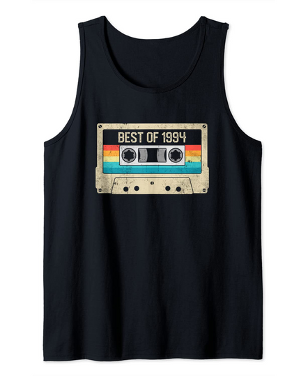 Best Of 1994 27th Birthday Gift Cassette Tape Vintage Tank Top