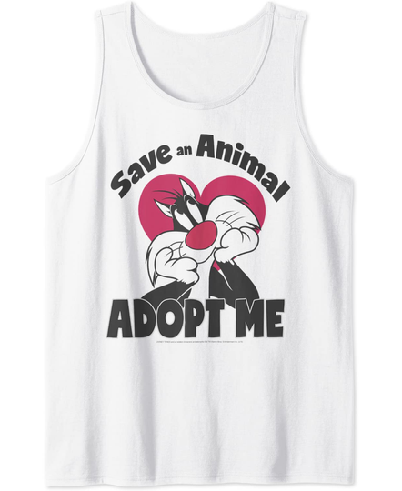 Looney Tunes Sylvester Save An Animal Adopt Me Tank Top