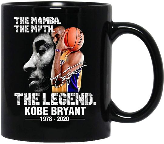 Jackila The manba The Myth The Legend #Kobe #Bryant Signed 1978-2020 Funny Coffee Mug for Women and Men Tea Cups