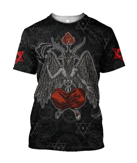 Krampus Satanic 3D T-Shirt For Men And Women