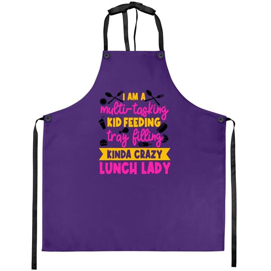 Food Service Worker Lunch Lady Cafeteria School Crew Kitchen Staff Apron