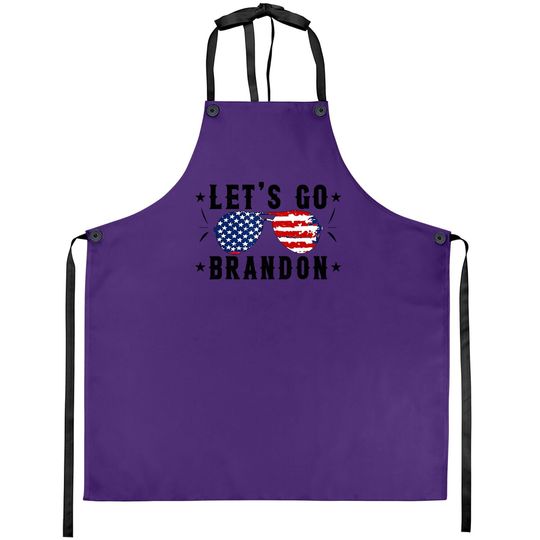 Lets Go Brandon - Let's Go Brandon Anti Liberal Us Flag Apron