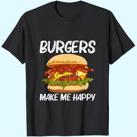 Best Burger Design For Men Women Hamburger Sandwich Lovers T-Shirt