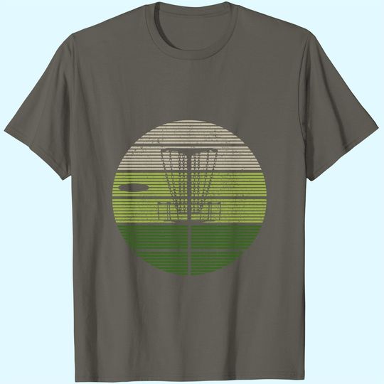 Disc Golf Vintage Basket - Frisbee Frolf Golf Gift T-Shirt