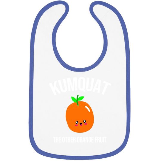 Kumquat The Other Orange Fruit Baby Bib