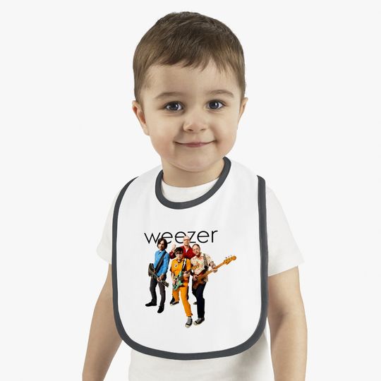 Weezer The Band Baby Bib