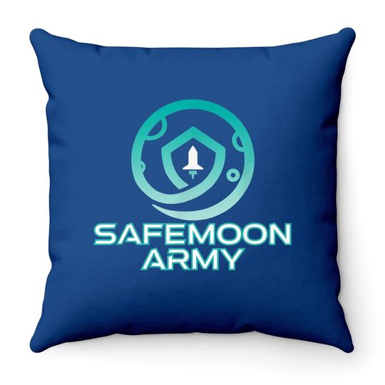 Safemoon Army Throw Pillow