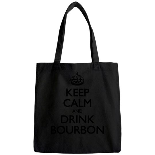 Men's Keep Calm and Drink Bourbon Tote Bag