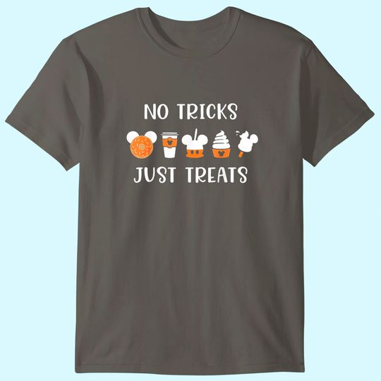Funny Halloween No Tricks Just Treats Pumpkin Spice T-Shirt