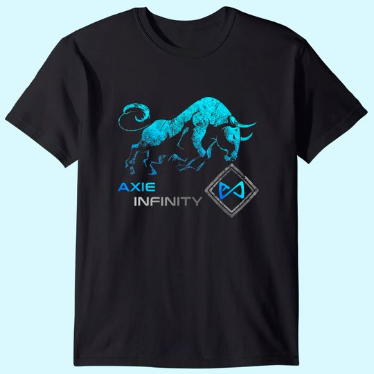 Axie Infinity Crypto BULLRUN AXS Shard Token for Video Games T-Shirt