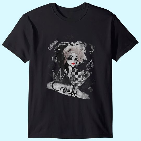 Cruella Artsy Collage T Shirt