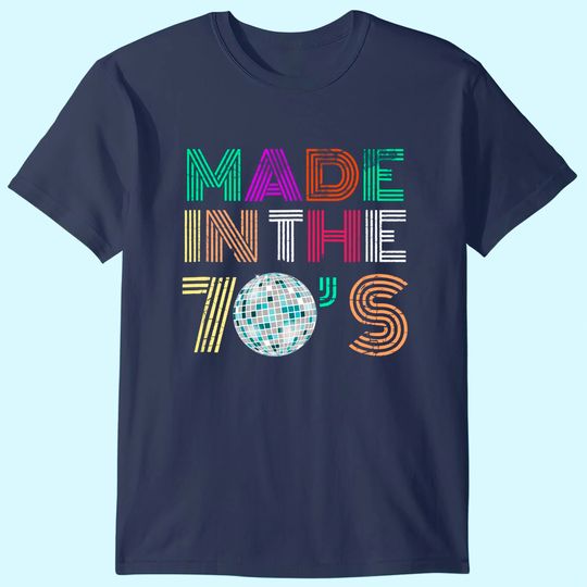 Made In The 70s Seventies Retro Distressed T Shirt
