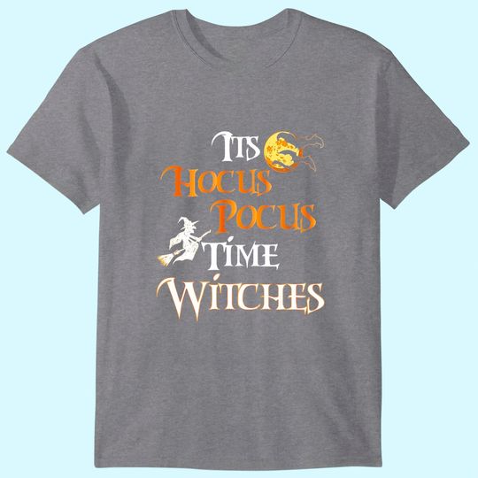 Halloween Witch Its Hocus Pocus Time Witches T Shirt