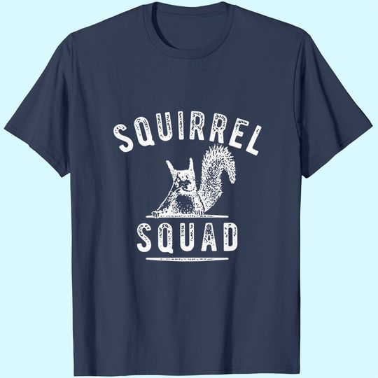 Squirrel Squad Cute T-Shirt