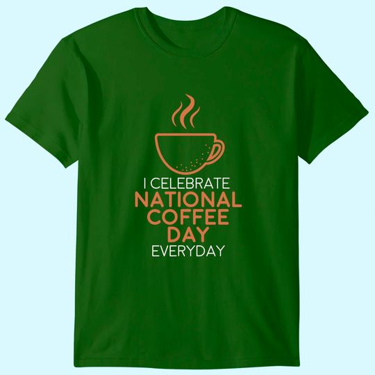 National Coffee Day Espresso Barista Caffeine Keto Diet T-Shirt