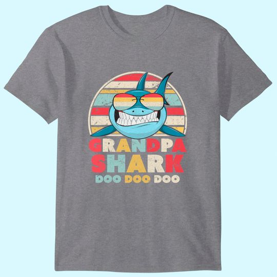 Grandpa Shark Shirt, Gift For Grandad T-Shirt