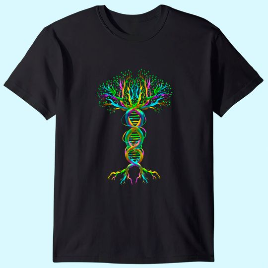 Cool DNA Tree | Funny Plant Genealogy Student Lover Gift T-Shirt