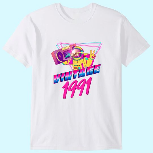 30th Birthday Vintage 1991 T Shirt