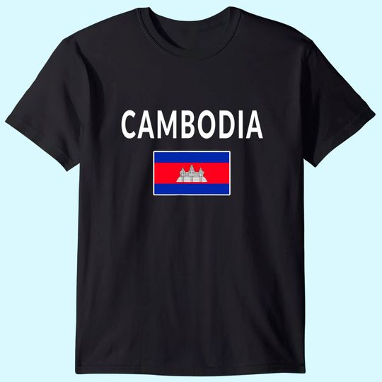 Cambodia Flag T Shirt