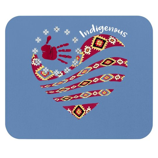 Indigenous Woman Native American Strong Mouse Pad