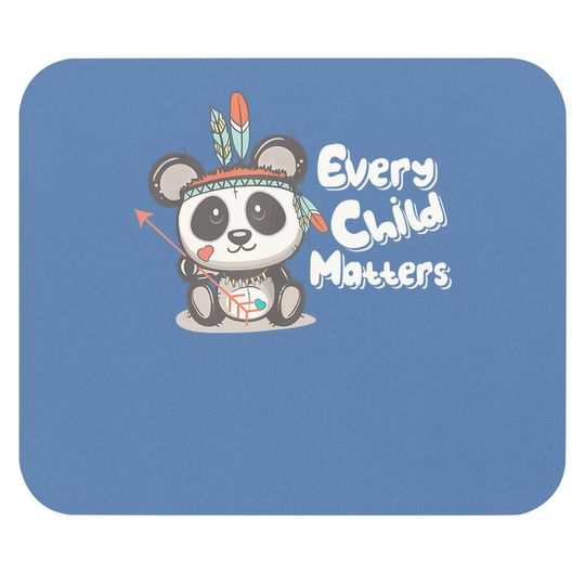 Every Child Matters Panda Indigenous People Orange Day Mouse Pad