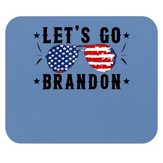 Lets Go Brandon - Let's Go Brandon Anti Liberal Us Flag Mouse Pad