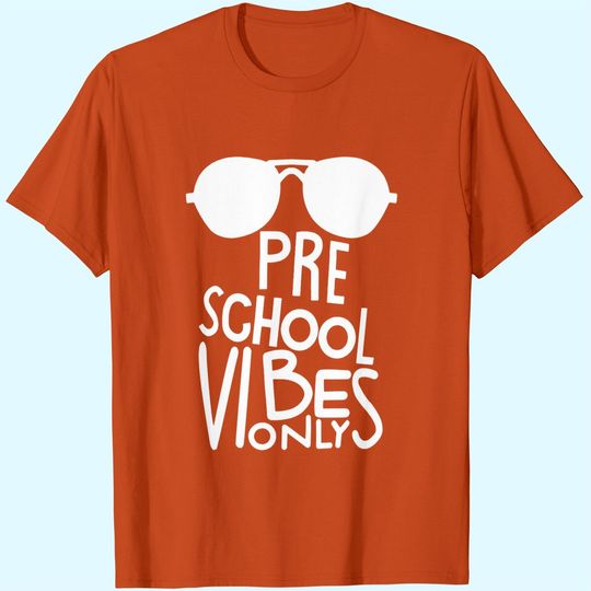 Unique Baby Boys Preschool Vibes Only Back to School T Shirt