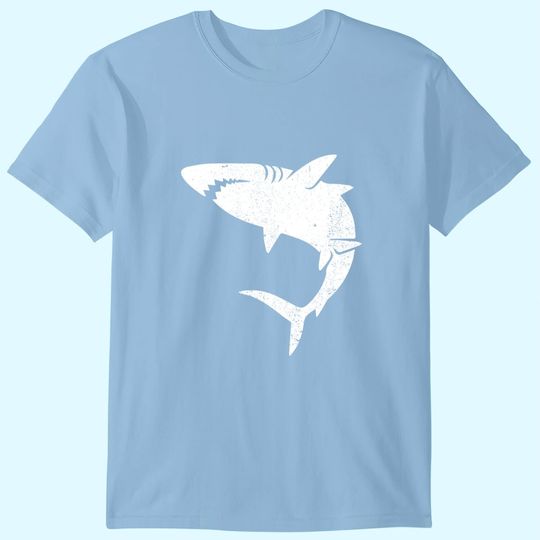 Graphic Great White Shark Family T Shirt