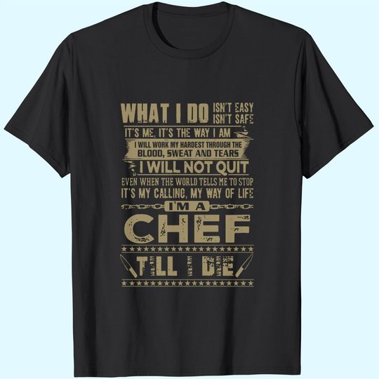 Chef Shirt, Chef Gift, Kitchen Chef Shirt, Home Cook Gift, Male Female Chef Shirt, Cooking Shirt