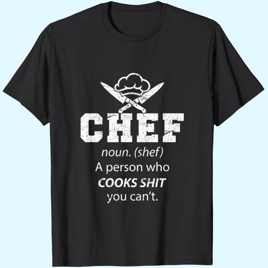 Funny Chef Shirts Gift For Cook T-shirt Foodie Tee Cooking Shirt