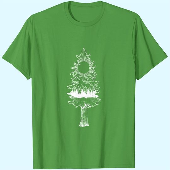Classy Mood Pine Tree Shirt Nature Lover Camping Hiking Adventure Outdoors T-Shirt