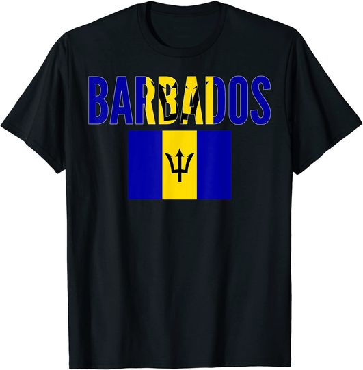 Barbados Country Flag T Shirt