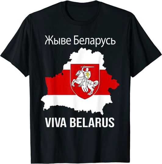 Belarus White Red Pagonya Flag T Shirt