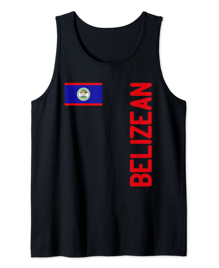 Belizean Flag And Roots Tank Top