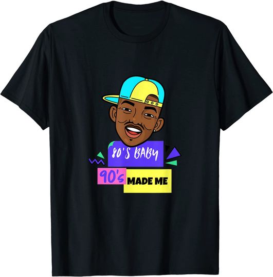 Retro Street 80's Baby 90's Made Me T Shirt