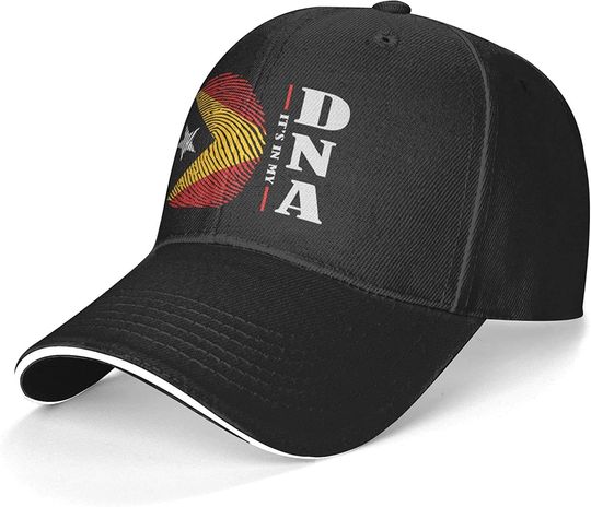 Its in My DNA East Timor Flag Baseball Cap