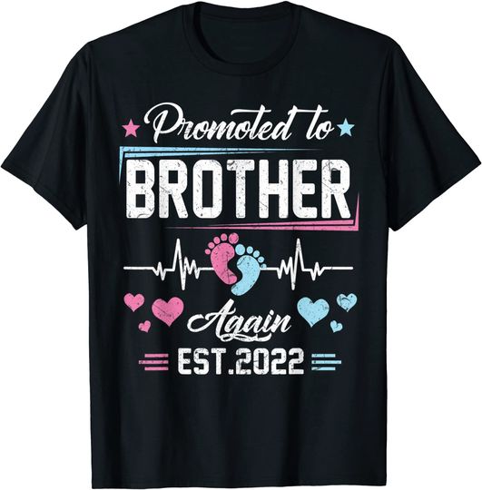 Promoted To Brother Again Pregnancy T-Shirt