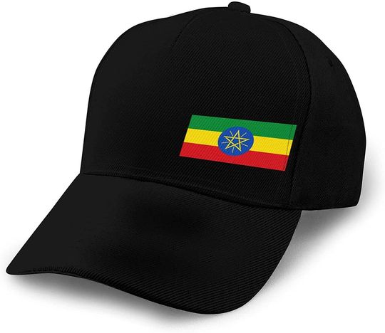 Inspier White Flag of Ethiopia Baseball Hat